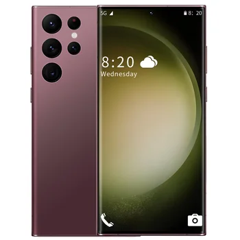 New Original Galaxys23 Ultra 5g Smartphone 16gb 512gb Snapdragon 8 10 Core With Stylus 7.2in Large Screen Android 12 Phone
