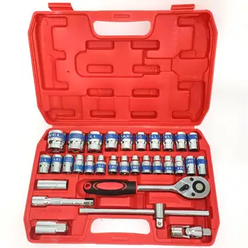 32 Pcs Hot Sale Tool Kits High Quality Tool Kits With Solid Metal Hand Tool Socket Wrench Set