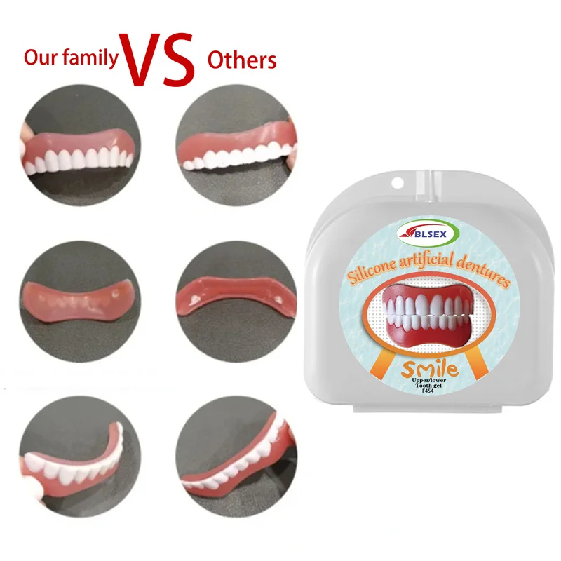 Blsex Wholesale Denture Upper And Lower False Teeth Cover Dental