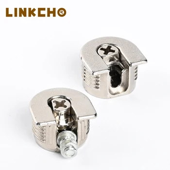 Hidden Wood Furniture Cabinet Fasteners Pins Shelf Support Pegs With Screw Zinc Alloy Rafix Connector Cam Lock Corner Fitting