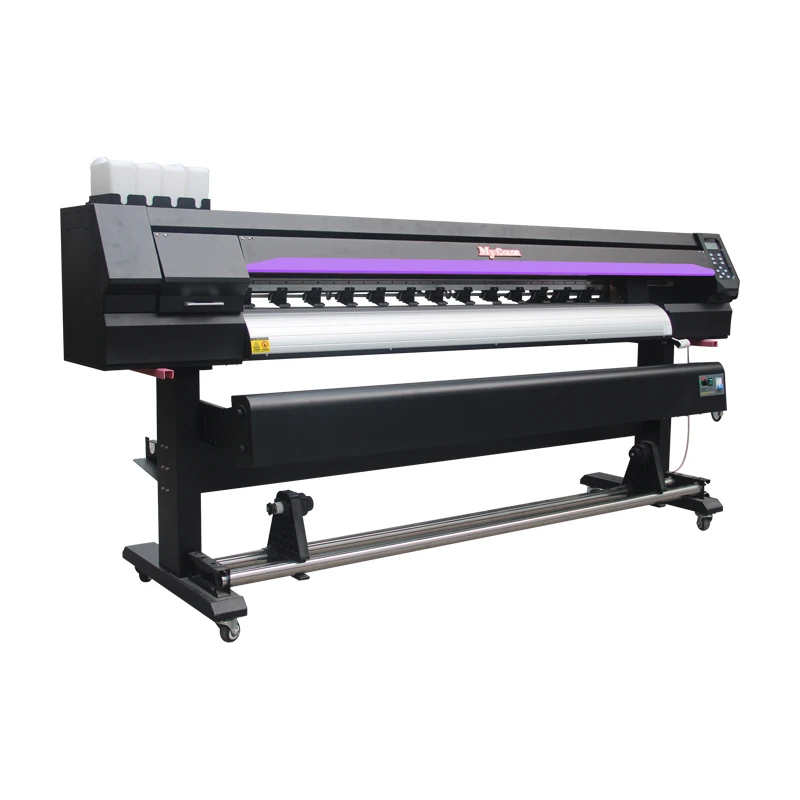 1.8m Eco Solvent Printer 2 Heads I3200 Roll To Roll Printer For Flex