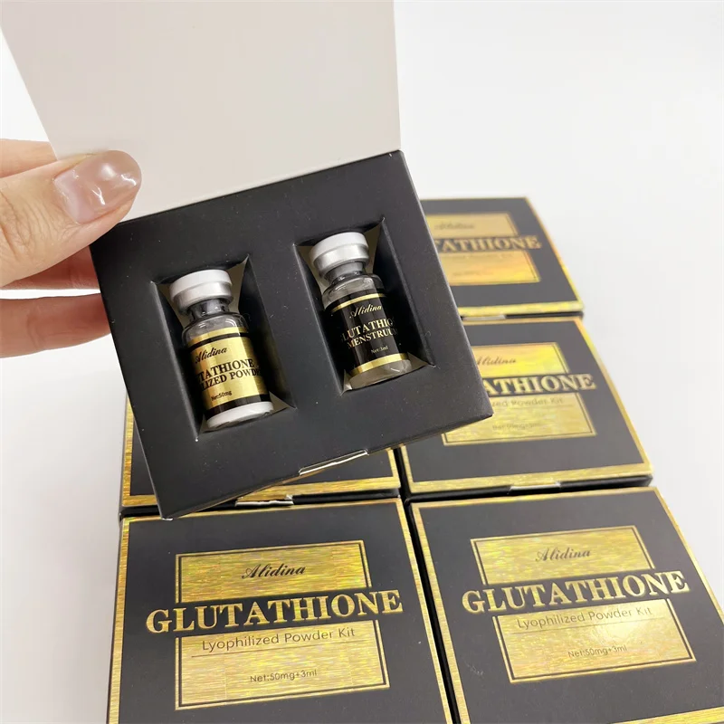 2025g Customized Logo Korea Glutathione Skincare Serum Skin Whitening Facial Serum De- Aging For Dark Spots Fadeing