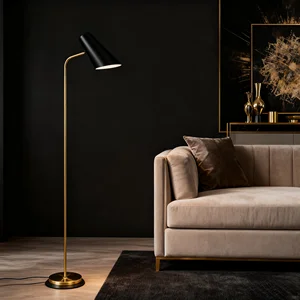 JACKSUN Modern LED Floor Lamp Minimalist Living Room Bedside Lamp Study Reading Lamp Standing Desk Lamp