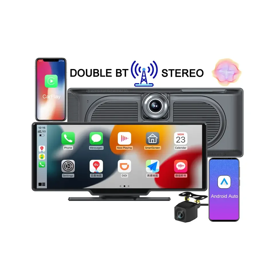 Universal 10.26inch Car Radio Touch Screen Monitor Wireless Carplay