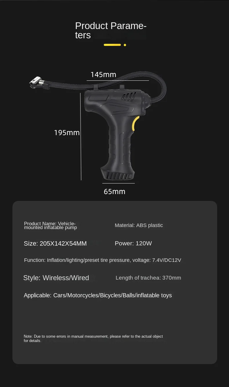 Best Selling Factory Wholesale Air Pump For Car Tires Air Pump Home