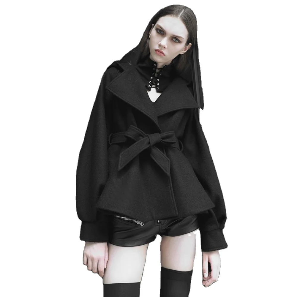 Punkrave-chaqueta Corta Con Cinturón Para Mujer,Abrigo Corto De Moda  Coreana Con Capucha,Opy-375 - Buy Corea Moda Abrigo Corto,Abrigo Con  Capucha,Chaqueta Corta De Mujer Product on Alibaba.com
