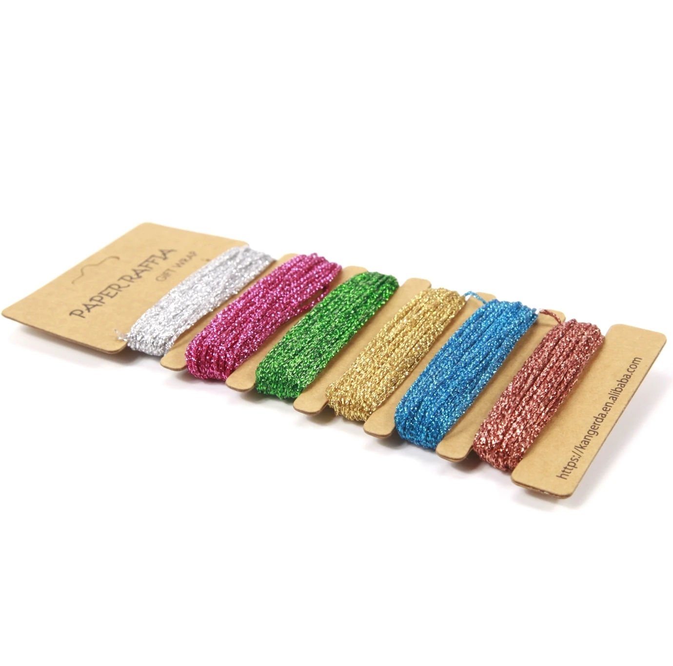 Metallic Thread Cord for Gift Wrapping Packaging