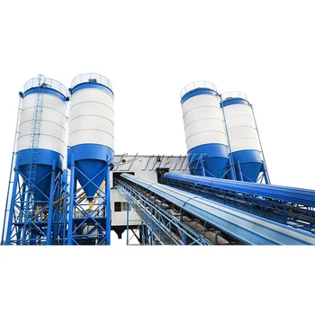 Machine Portable Dry Ready Trailer Mixer Ready Mix Mini Small Mixing Plants Mobile Concrete Batching Plant Price Cost For Sale