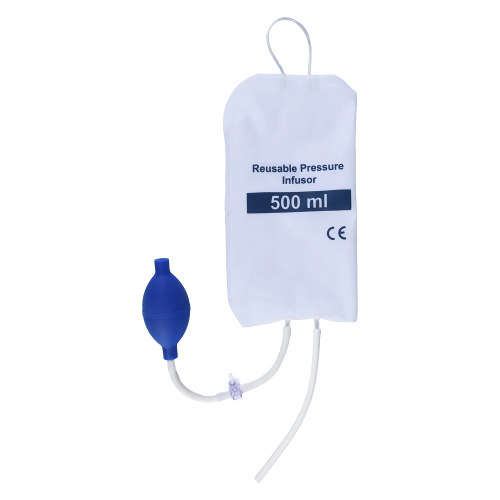Disposable Pressure Infusion Bag 500ml Nylon Material Latex Free with High Quality Factory Supply