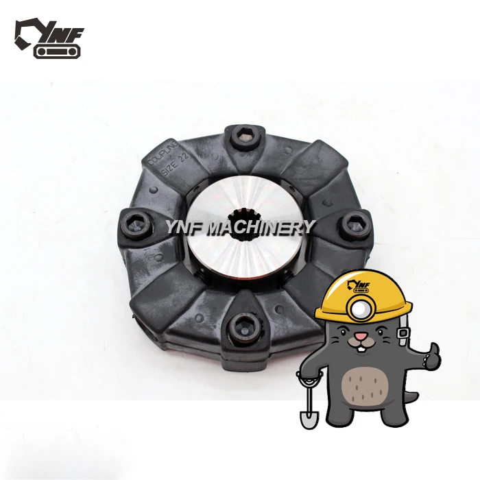 LR001D2140 Excavator Engine Hydraulic Pump Coupling Shock Absorber Rubber
