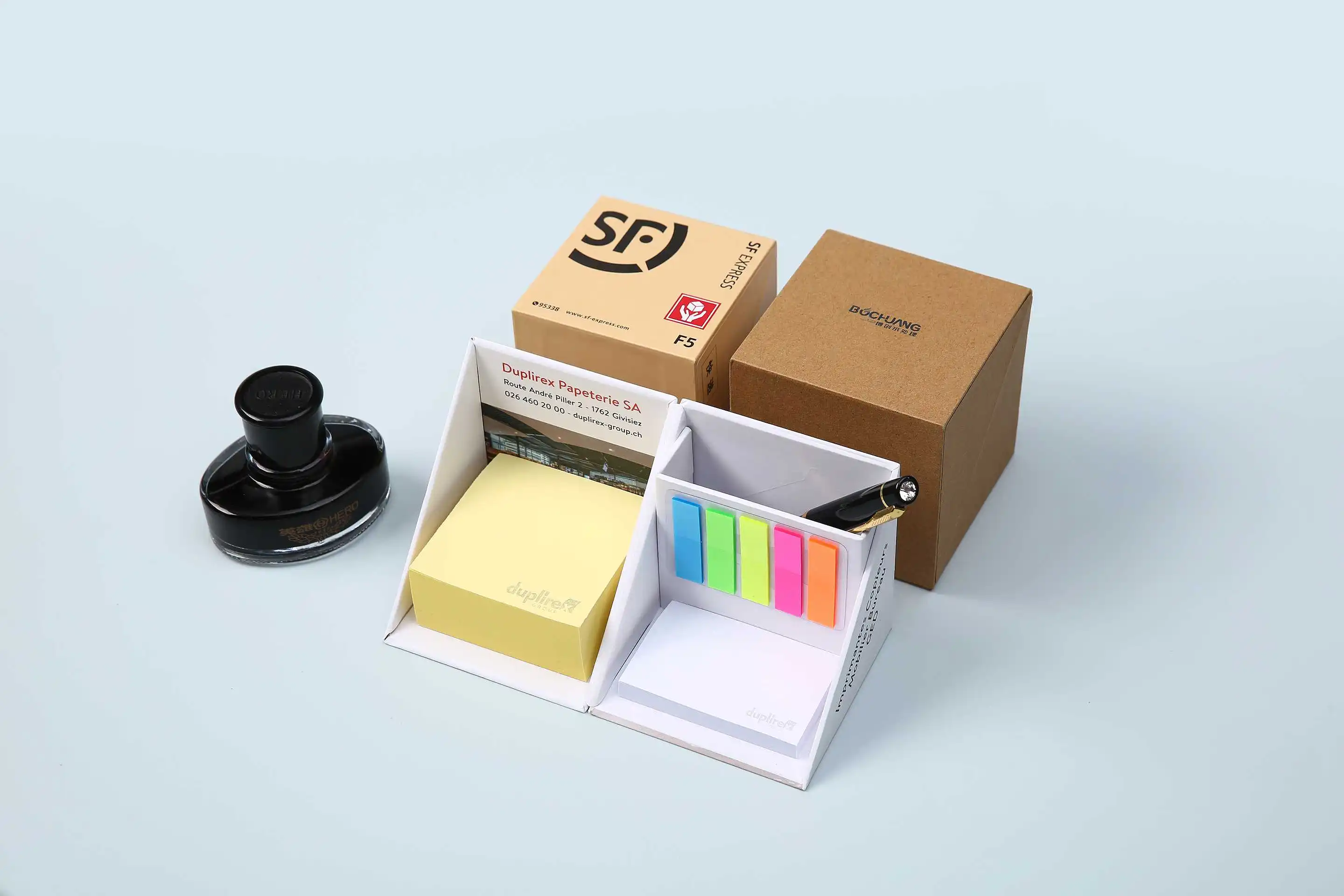 Promotional Custom Logo Desktop Paper Block Memo Pad Cube Sticky Notes