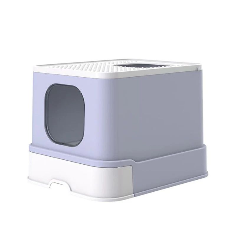プラスチック製の猫のトイレボックス完全に閉じた防滴子猫トイレ屋内消臭ペット寝具犬のゴミ箱砂洗浄盆地 Buy プラスチック製の猫砂ボックス 猫用 トイレ自動 猫用トイレパン Product On Alibaba Com