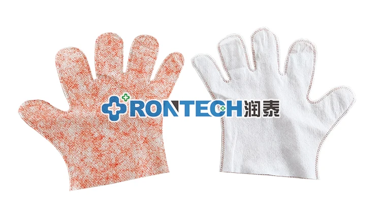 Automatic Disposable Non-Woven Cotton Glove Making Packaging Machine for House Cleaning Shower Wash with Motor As Core Component