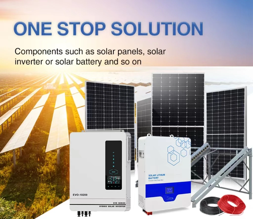 Anern Home Off Grid Solar Panel System Inverter Power System 5kw 10kw 20kw Solar Energy System for Home