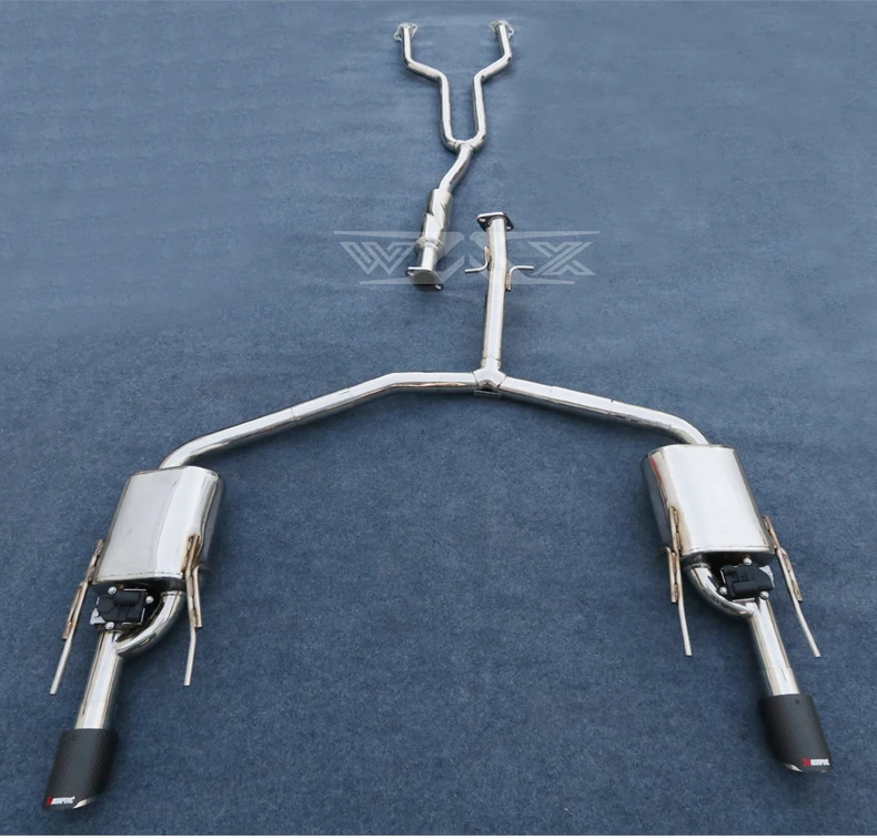 Stainless Steel Exhaust Pipes Exhaust Muffler Mid Pipe For Toyota Crown 2.5 3.0 2007-2022 Valve Control Catback Exhaust System