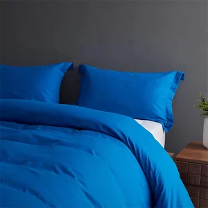 Factory Custom Down Proof Cotton Shell Filled White Goose Down Feather Hotel Duvet Comforter Insert All Season Bedding