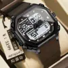 993 Black Case with Brown Silicone Strap