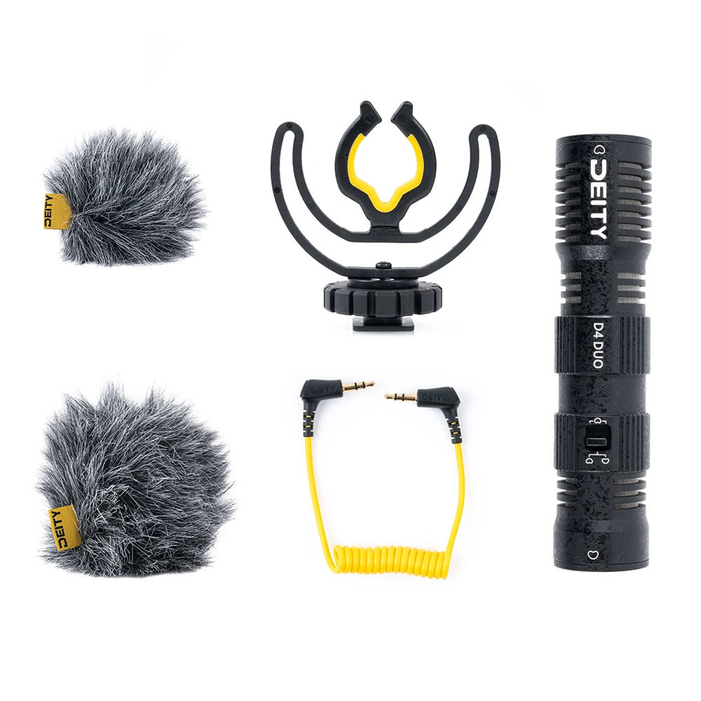 Deity V-Mic D4 Duo - Dual Head Condenser Microphone for Canon