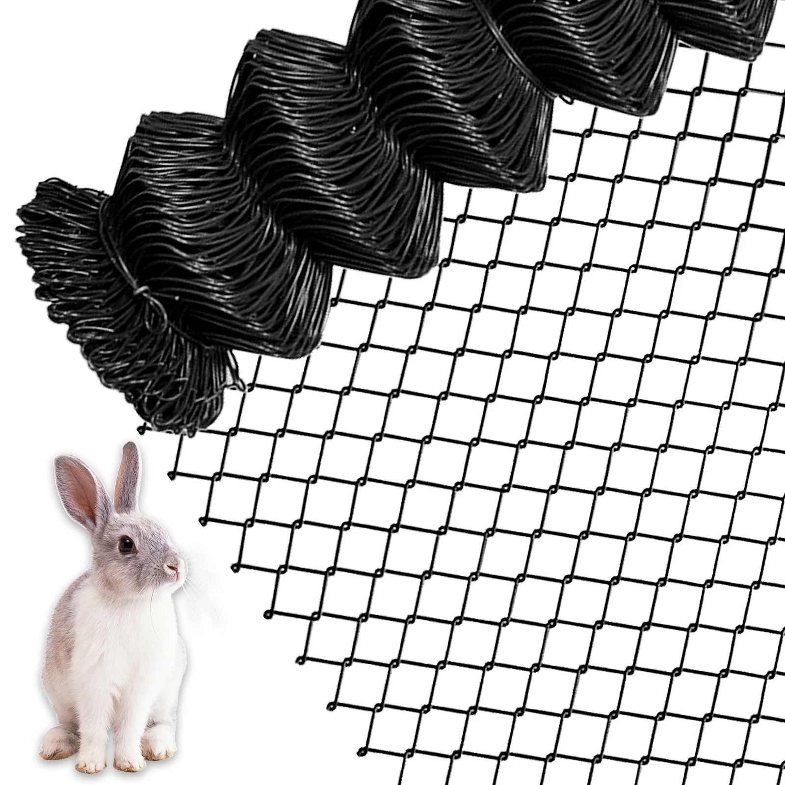 9 Gauge Chain Link Fence Heavy-Duty Galvanized Steel Chain Link Fence Kit -  4x50 Ft. 9 Gauge Galvanized Chain Link