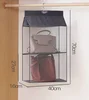 Gray 2-layer three-dimensional bag hanging bag