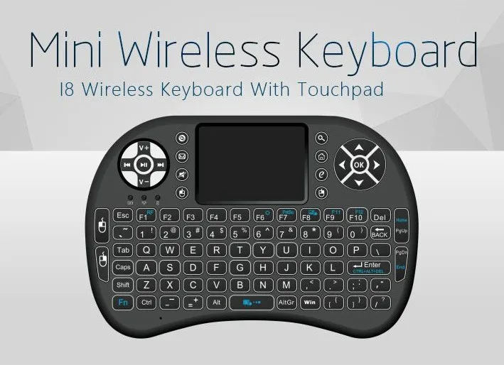 Wholesale Backlit Wireless I8 MINI RGB Keyboard