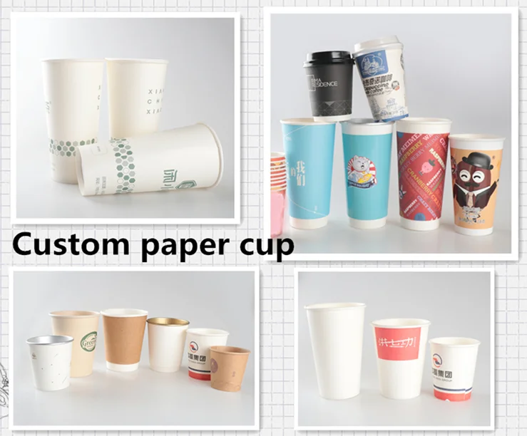 Dayu Custom High Quality Disposable Ripple Wall Coffee Cups with lids for coffee hot drink Recyclable  Compostable paper cups