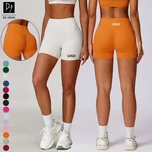 New Design Scrunch Butt Ladies Sport Shorts Sport Clothes Push up High Waist Biker Shorts Women Yoga Breathable Running Shorts