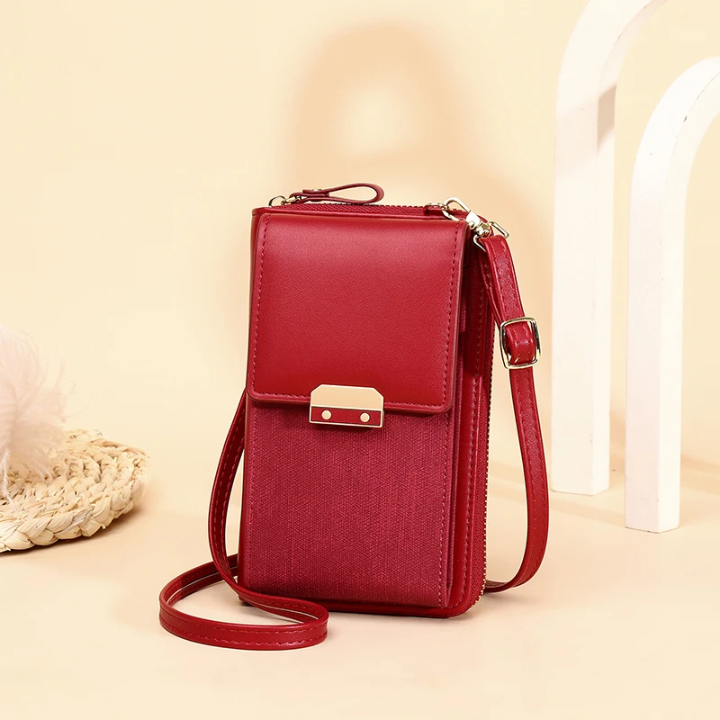 Korean Version Lock Small Square Bag Multi-Functional Women's