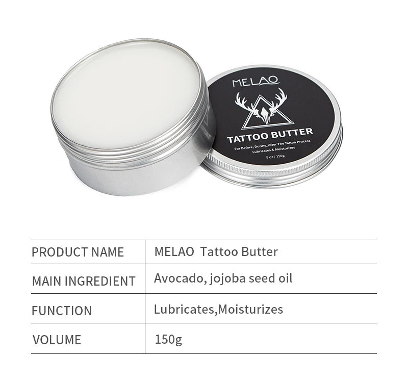 Private Label Tattoo-Butter fr Vor, Whrend und Nach dem  Ttowierungsprozess Gleitmittel & Feuchtigkeitsspendende Tattoo-Creme