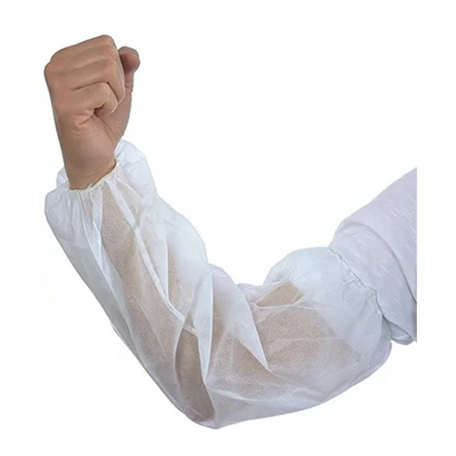 
 2021 китайская фабрика, оптовая продажа, одноразовые нетканые медицинские хирургические рукава, нарукавники для уборки  