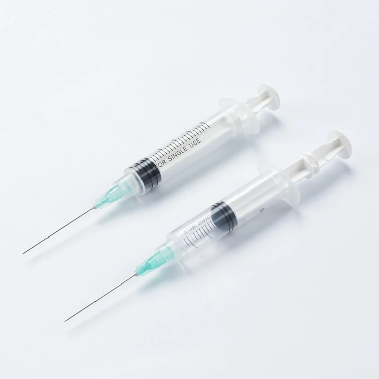 Medical Disposable Sterile Self Destructive Syringe Vaccine Injection Syringe with Needle