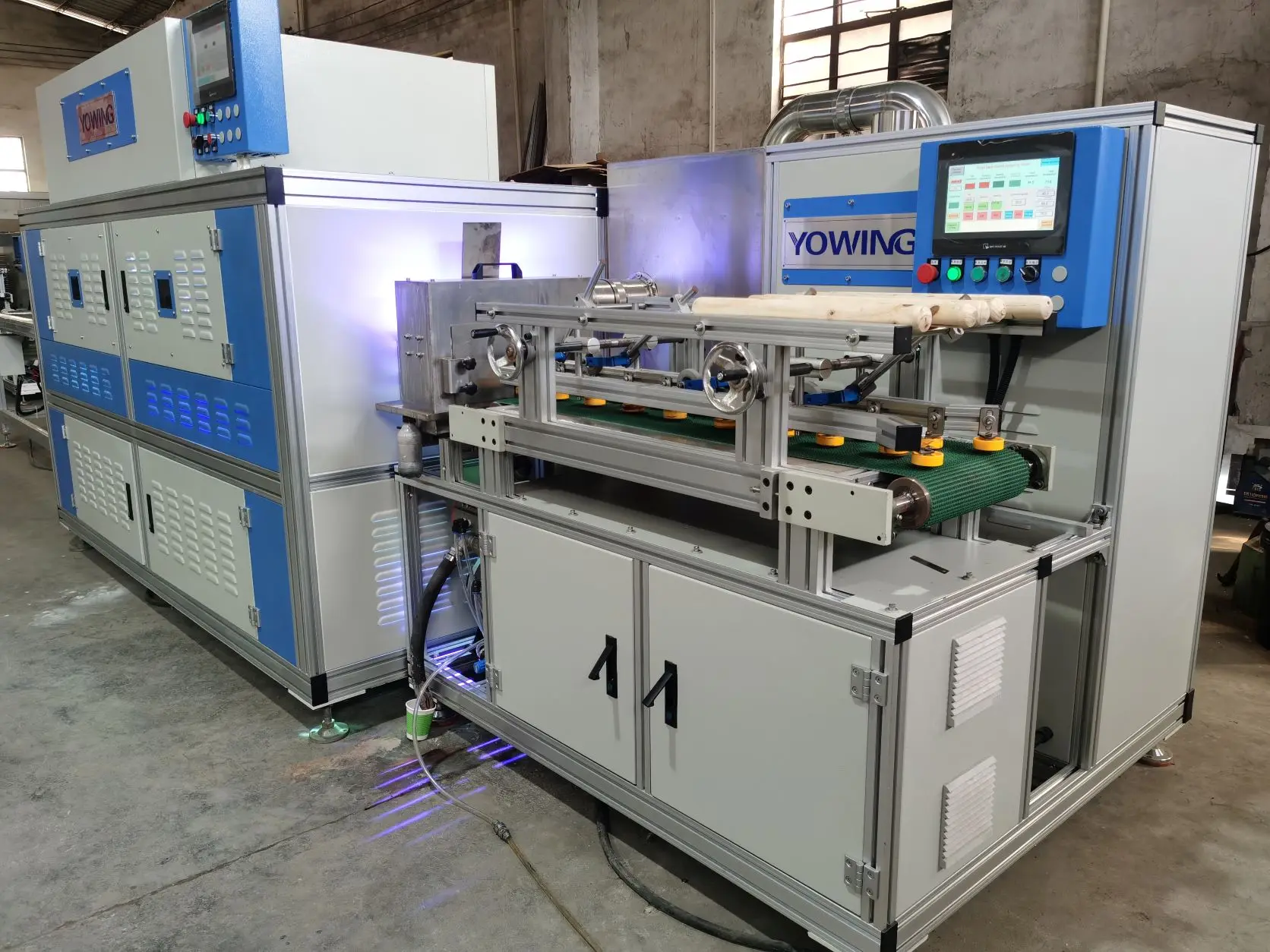 Yowing Line Linear Door Frame 3 Sides Coating Machine