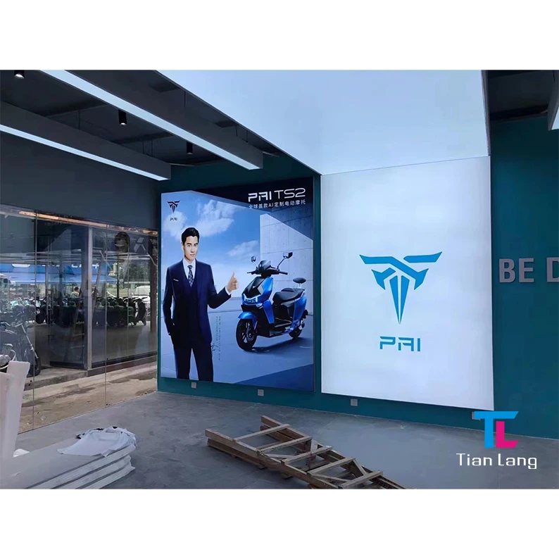 Naujas ultraplonas LED rėmelis reklaminiam šviesiniam teksto vaizdavimui su optimalia viršūne