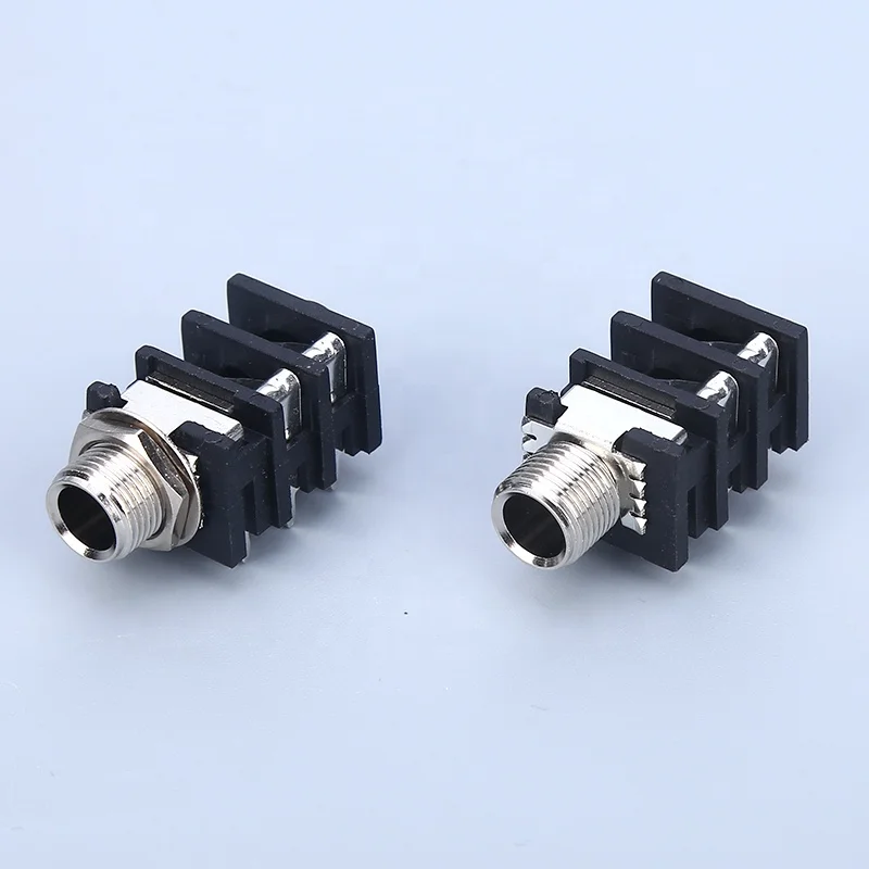 6.35mm Stereo Socket Audio Connector 6 