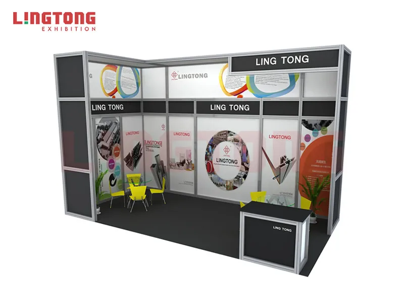 6*3m Aluminum Tension Fabric Customized Portable Exhibition Booth ...