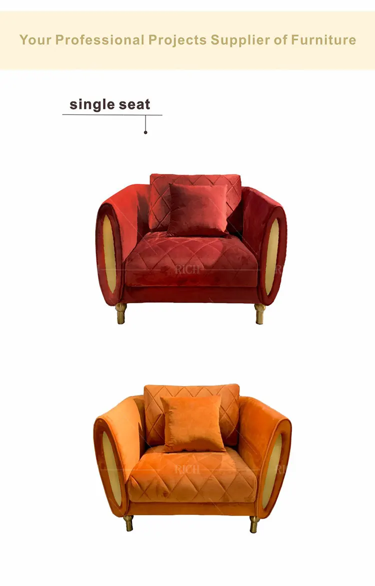 Wedding Small Lounge Couch Sofa Modern Italian Living Room Furniture