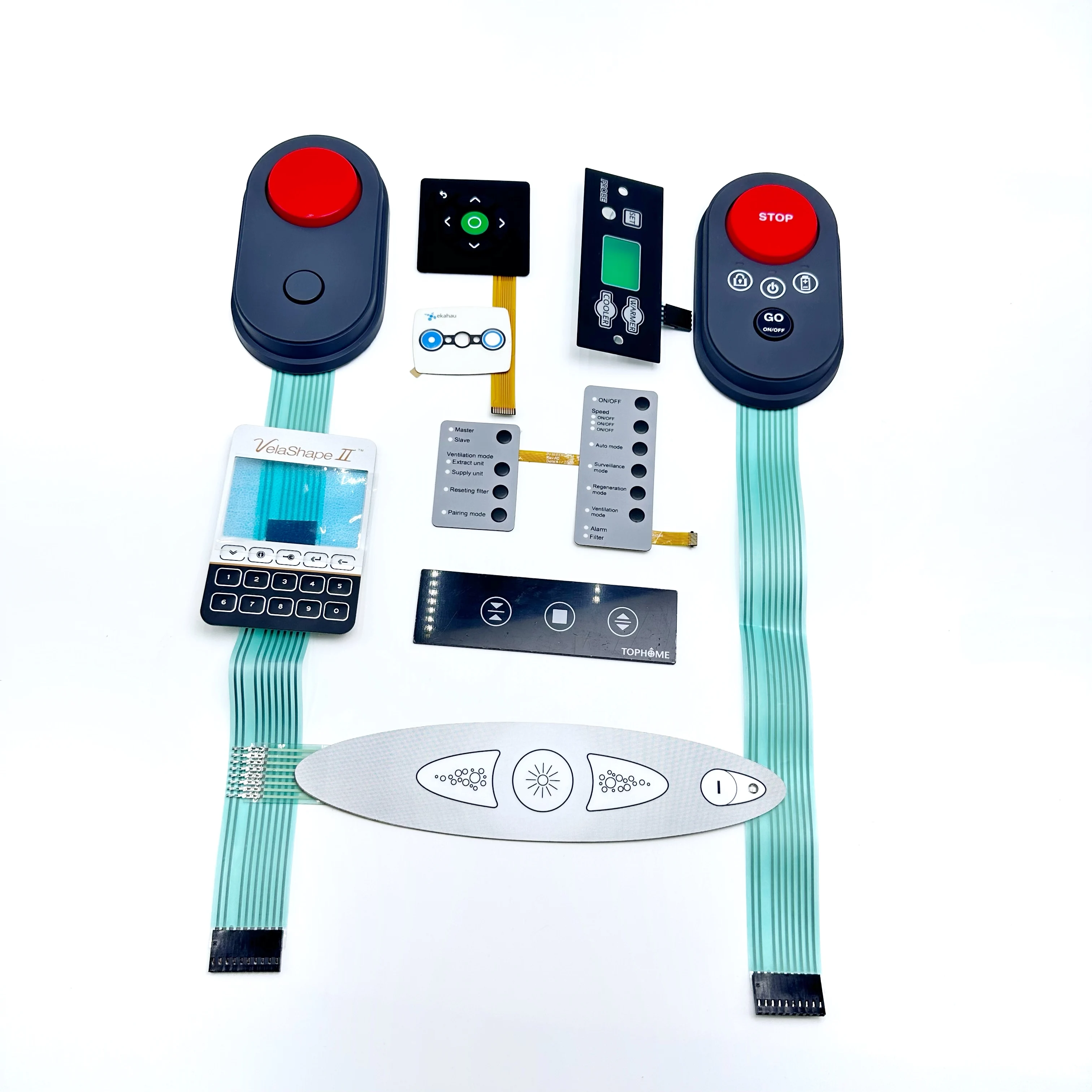 Customizable Optimal Conductive Silicone Membrane Switch Buttons Keypad with Customizable LOGO Size and Colors