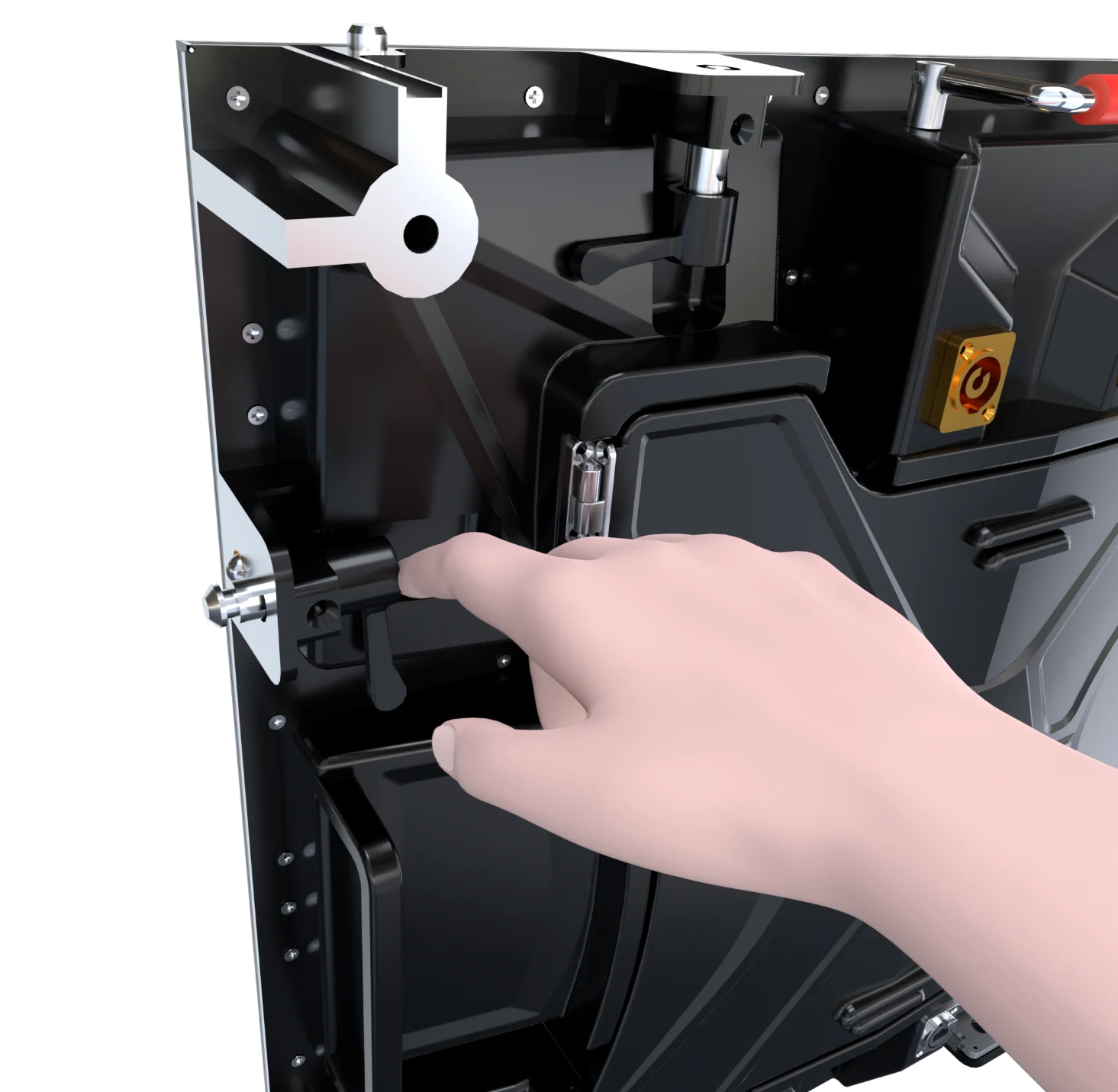 Indian Style 576mm*576mm Die Casting Aluminum Cabinet for Indoor P3 Display Screen supplier