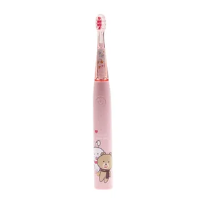 Popular Electric Toothbrush for Kids with Colorful Light Lovely Cartoon Toy Tooth Brush Automatic USB Charge Style
