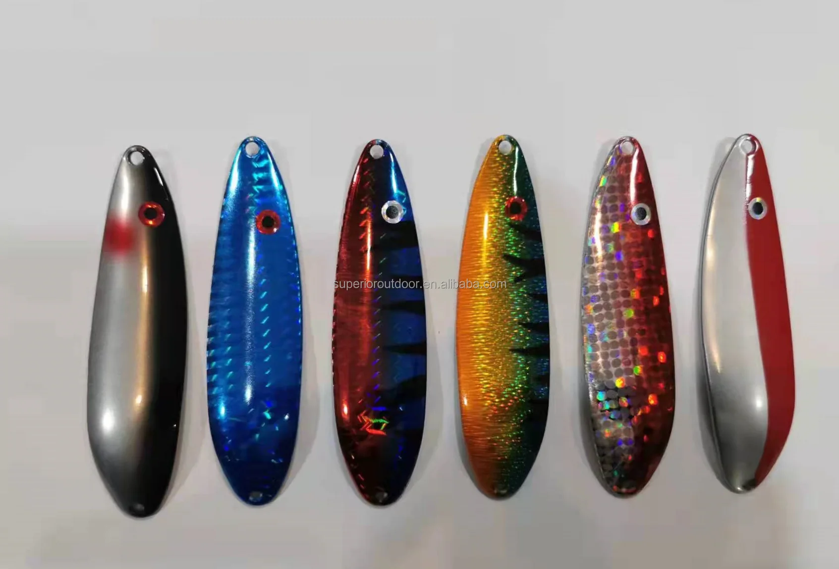 Superiorfishing Sutton Spoon Lure Metal Bait Trout Lure Trolling Spoon