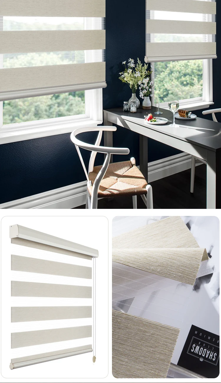 Electric Window smart home Shades voice app remote control automatic roller blind motorized shutter blackout  zebra blinds