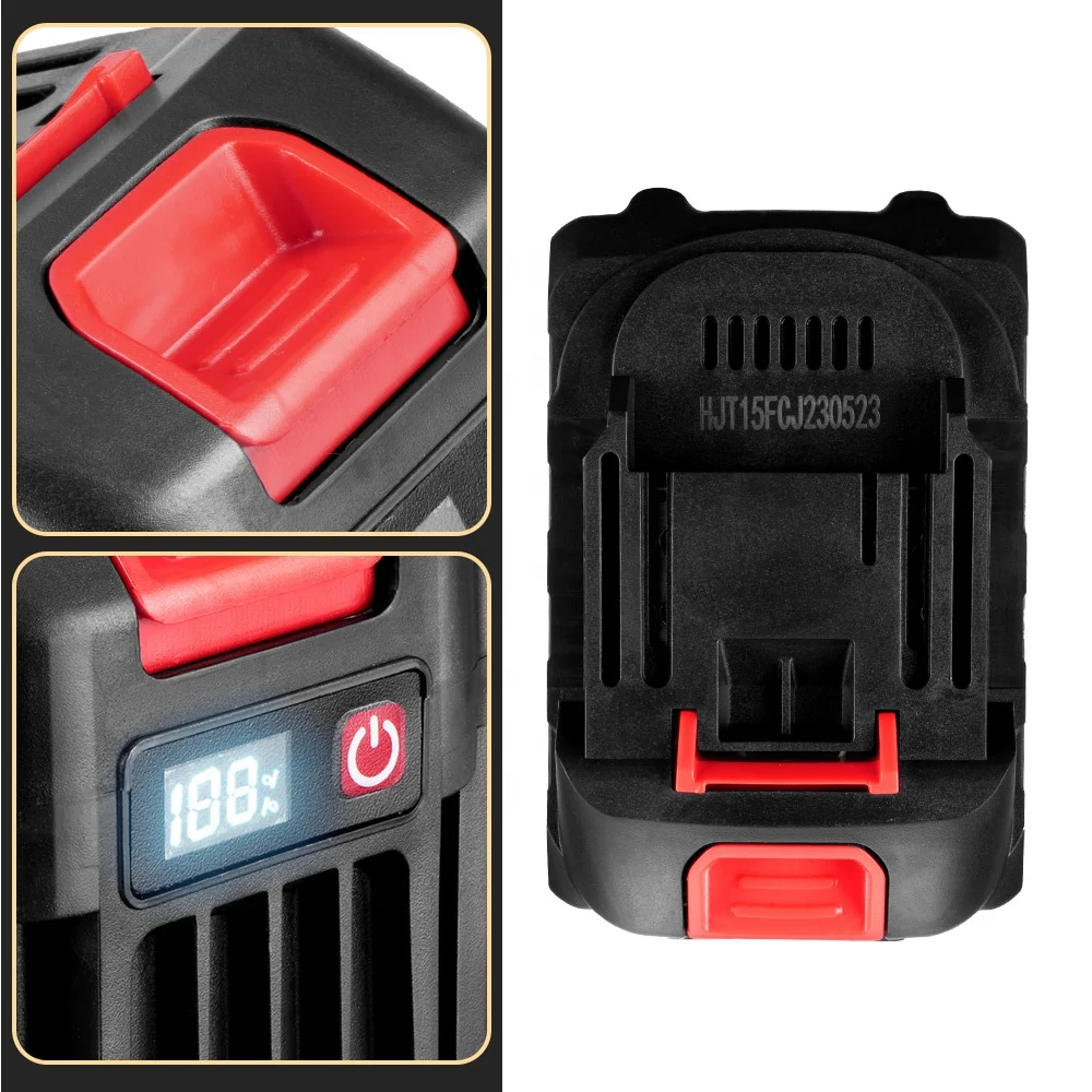 20V Rechargeable Makita 18V Battery 30000mAh with LED Display, Li