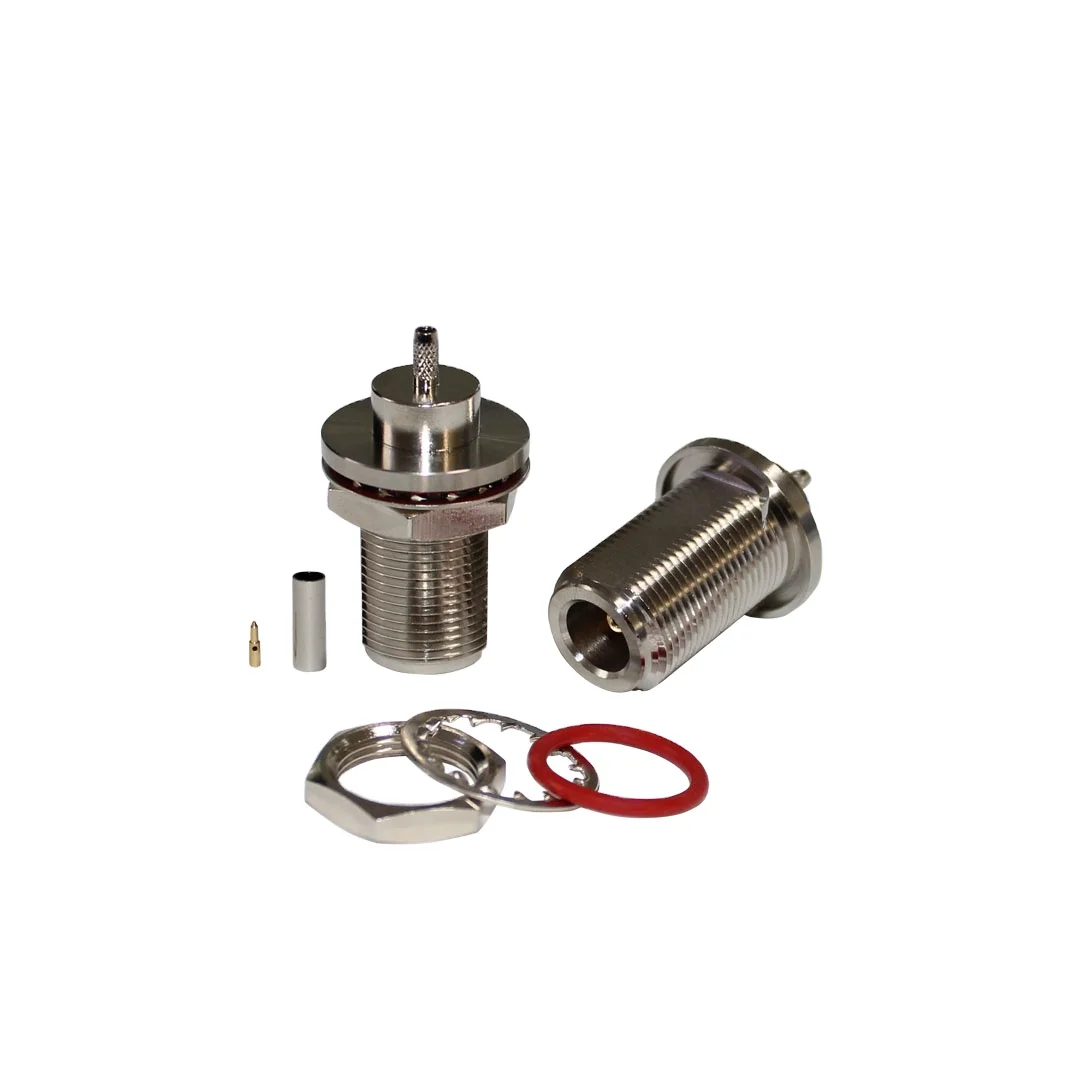 Factory Supply N-C-KY1.5 23 Teeth Coaxial Connector Female N Connector Crimp RG174 RG316 Cable N Type Connector
