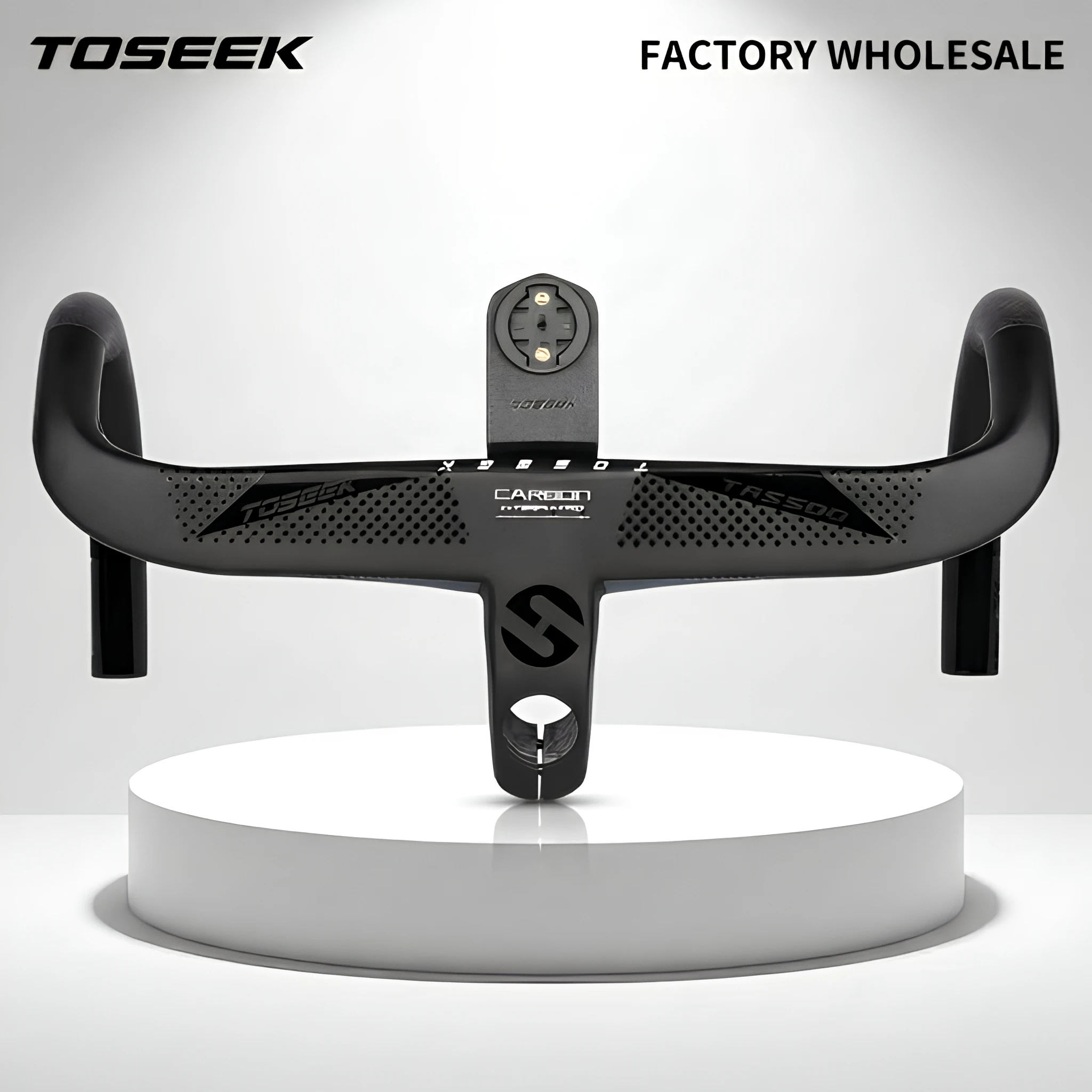 TOSEEK TR5500 Carbon Integrated Road Handlebar - 28.6mm Clamp