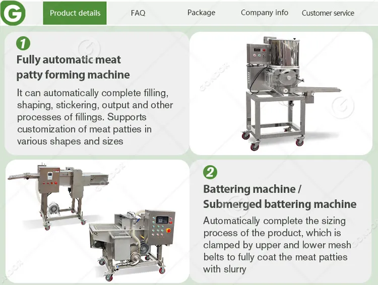 Burger Meat Product Patty Chicken Nugget Maker Production Line Make Form Mould Machine Price