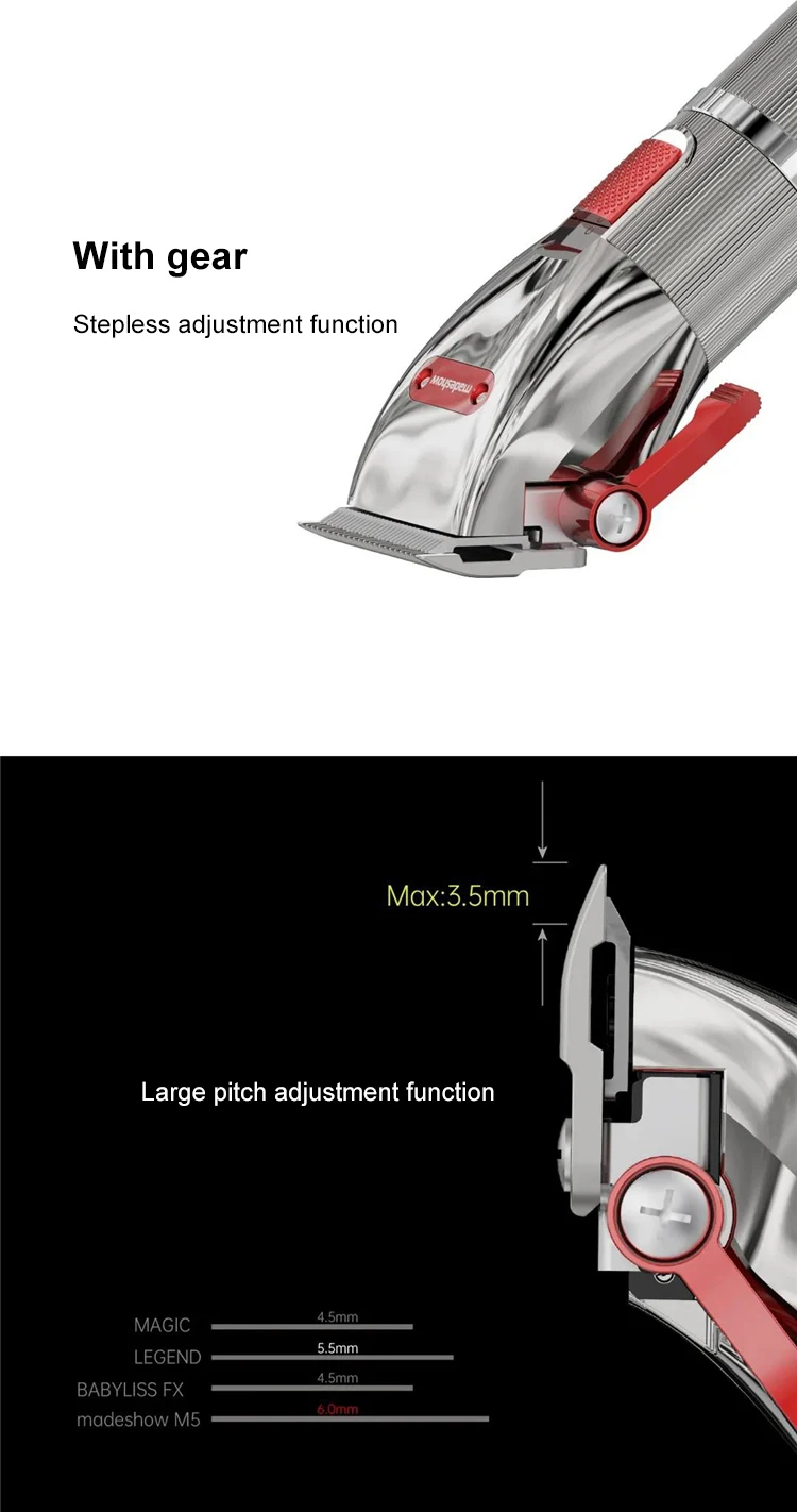 MADESHOW M5 M6 Electric Hair Clippers for Men - Professional
