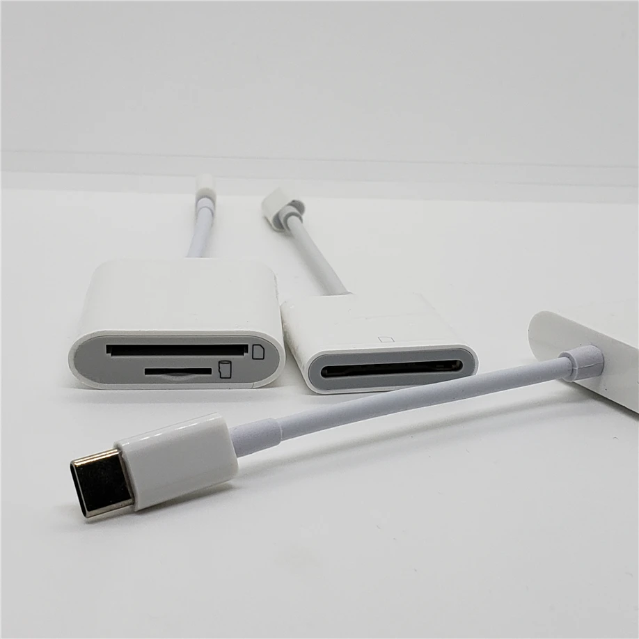 Quanlex Lettore Di Schede USB C 4 In 1 | Adattatore OTG Per IPhone 16/15, IPad, MacBook | Slot SD/MicroSD + USB 3.0 + Ricarica