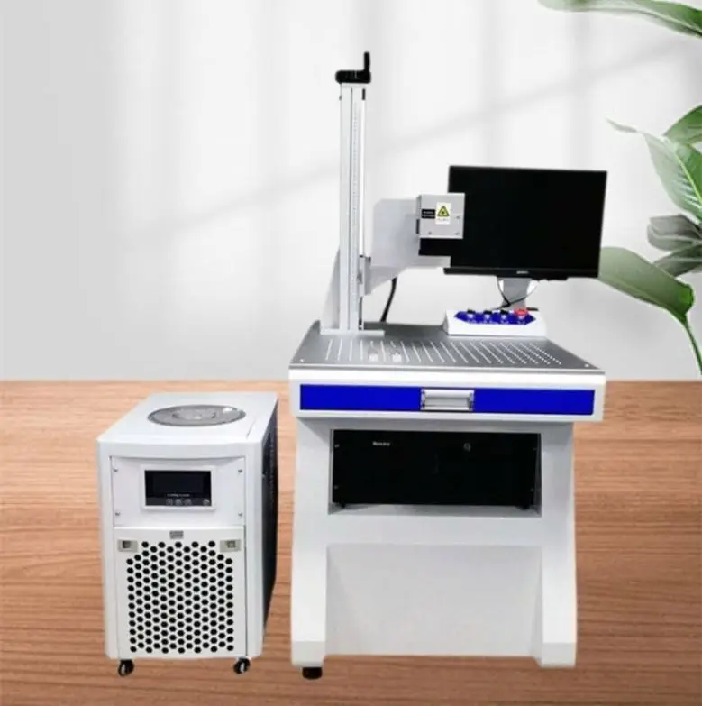 Fully Automatic Visual Positioning Metal Laser Engraving Machine, CCD Camera, Conveyor Belt, Light Box Laser Marking Machine