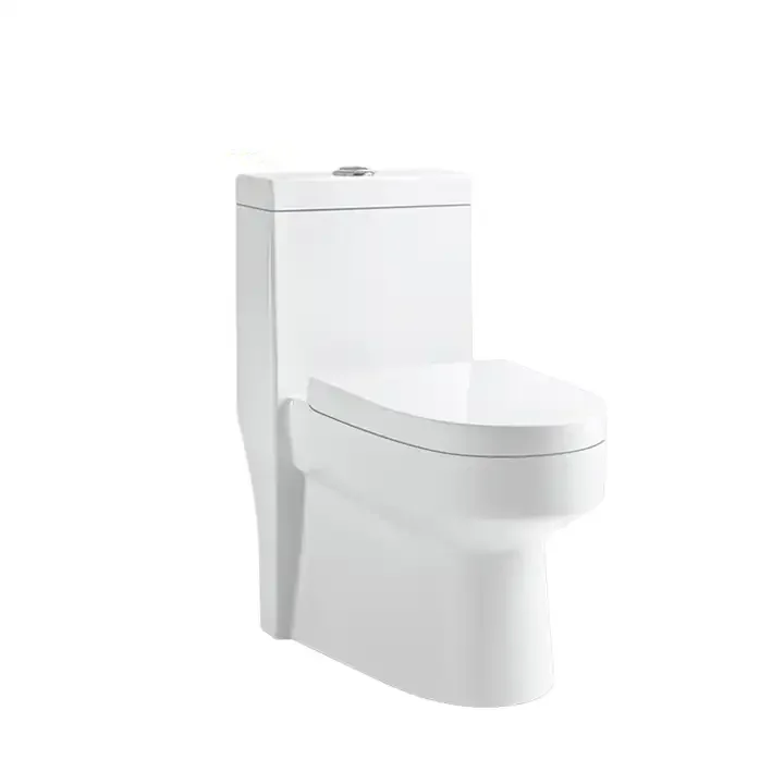 Bathroom Seat Toilet WC Ceramic One Piece Toilet  Siphon S Trap 300 mm 220 mm Ceramics One Piece Sanitary Ware Toilet