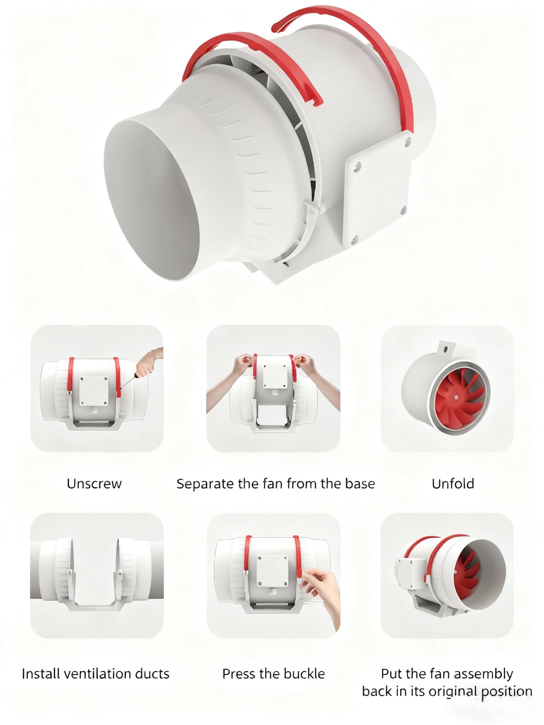 Inline Duct Fan, 110-240V, Centrifugal Fan - detail 12